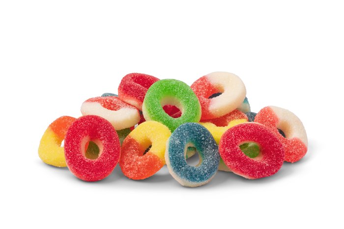 Assorted Fruit Gummy Rings photo