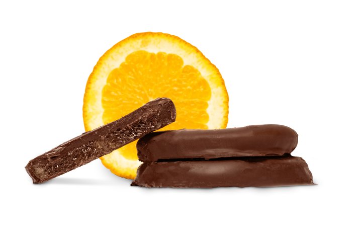 Milk Chocolate Dipped Oranges photo