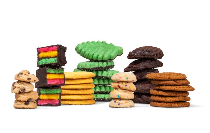 Rainbow Layer Cookies photo