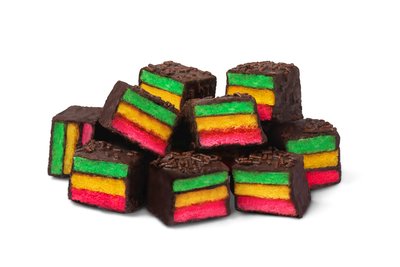 Rainbow Layer Cookies