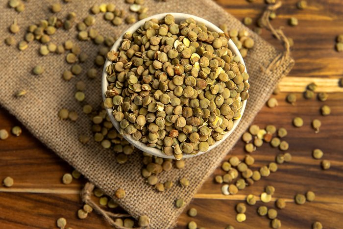 Organic Sprouted Green Lentils photo