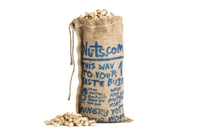 Burlap Bag of Pistachios