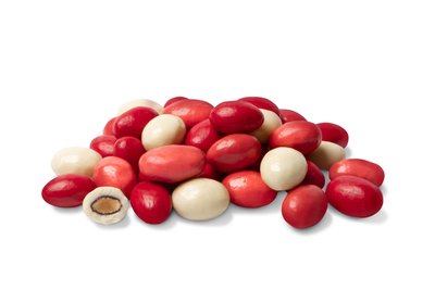 Red, Pink & White Dark Chocolate Almonds