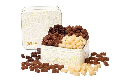 Chocolate Gummy Bear Gift Tin