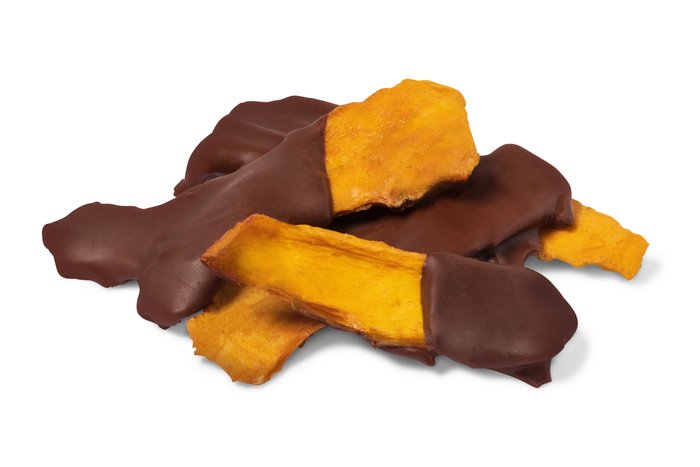 Organic Dark Chocolate-Dipped Mango photo