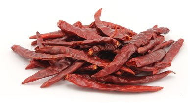 Dried De Arbol Peppers (Stemless)