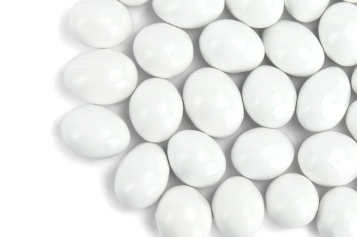 Chocolate Jordan Almonds (White) photo