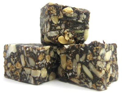 Carob Spirulina Energy Squares