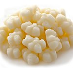 Image 1 - Strawberry Banana Gummy Bears (White) photo