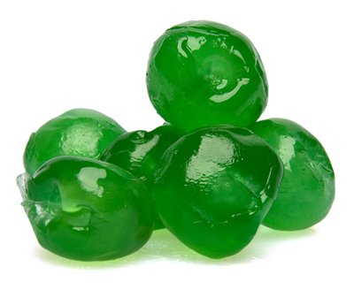 Glazed Green Cherries