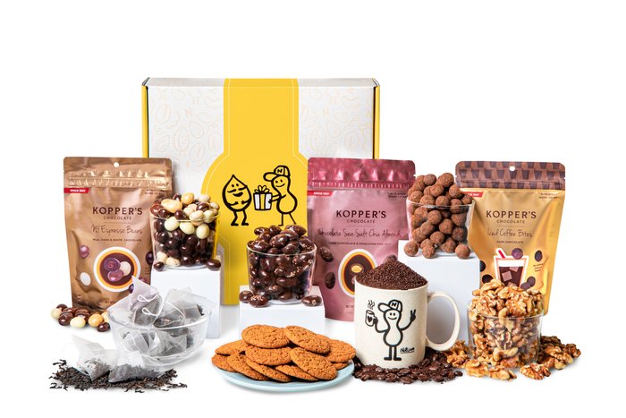 Coffee, Tea & Treats Gift Box photo