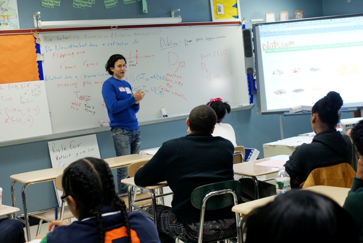 Jeffrey at UAM High School's Career Day