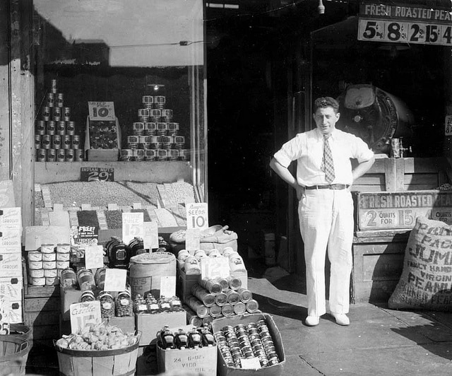 Poppy Sol outside the first store